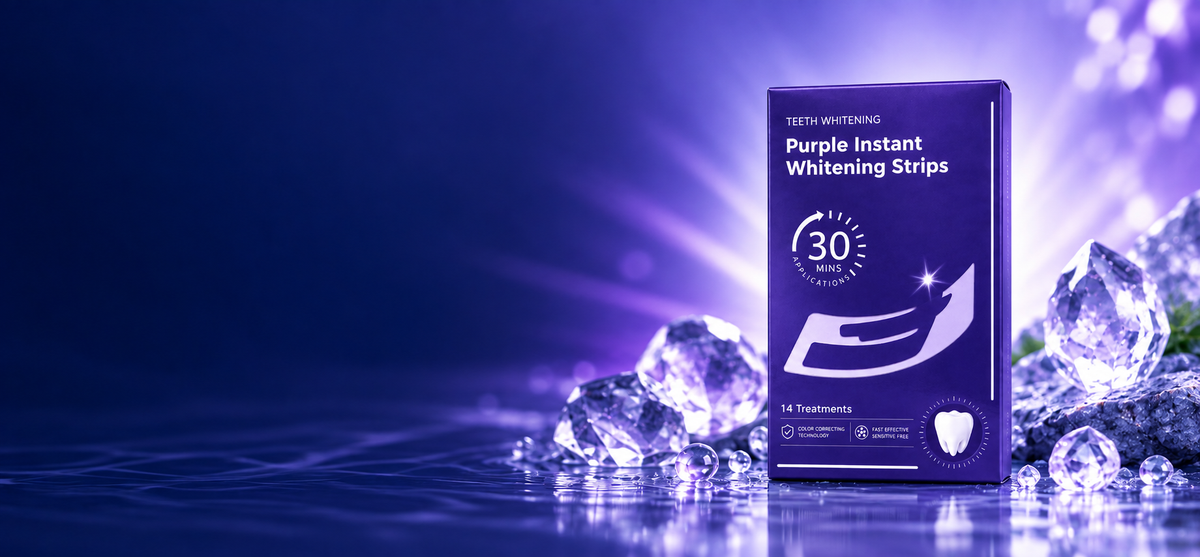 Novapearl Purple Whitening Strips